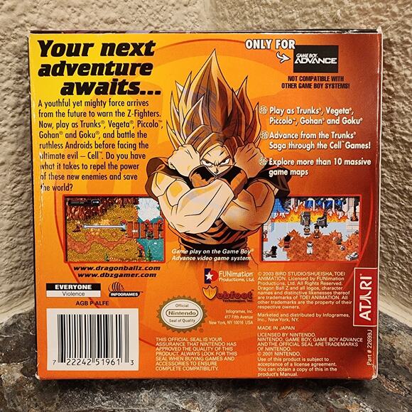 Game - Dragon Ball Z: The Legacy of Goku II (CIB+) - GBA - Picture 2 of 15